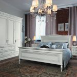 Bedroom from solid wood