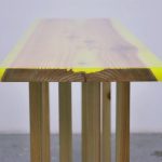 A table that glows in the dark