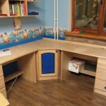 Corner desk for children