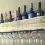 Wine shelf from euro pallets do it yourself