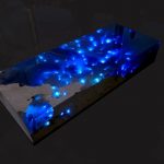 Luminous coffee table