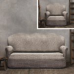 eurocovers for sofas and armchairs gray
