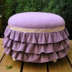 from the old stool to make ottoman