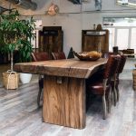 wooden loft table