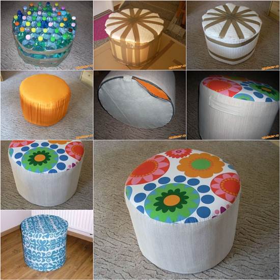 design and design padded stool