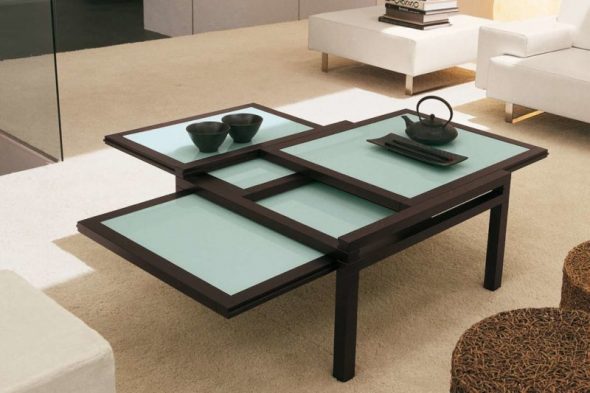 The advantage of this functional furniture is the compactness