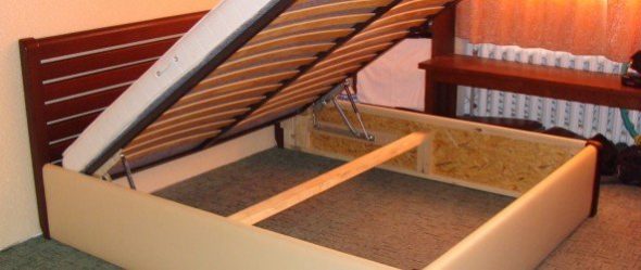 make a metal or wooden frame bed