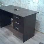 single desk with drawers