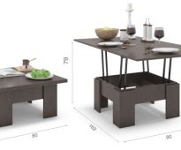 transformerande bord för hemmet