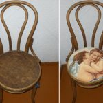 Decor chairs - decoupage and restoration