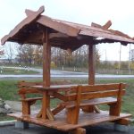We make garden furniture from a tree-arbor