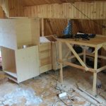 Ginawa mula sa coniferous furniture board