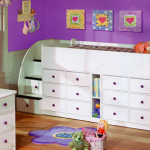 Baby bed with drawers