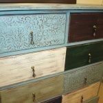 aged chest of drawers
