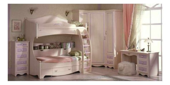 Colorful models of bunk beds for the children's room