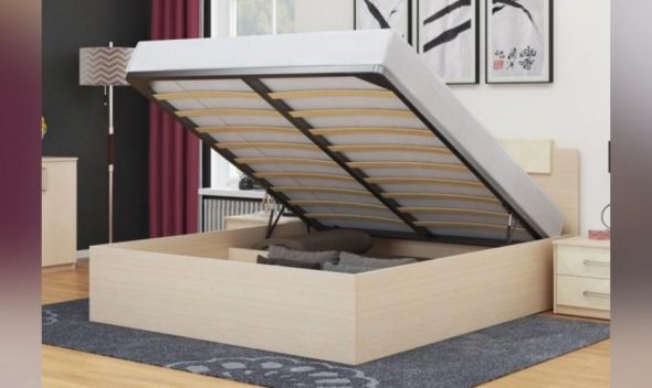 سرير سوناتا 1400 × 2000 مع آلية الرفع