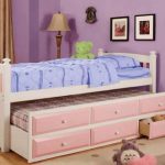 Bed with drawers for storing toys and things
