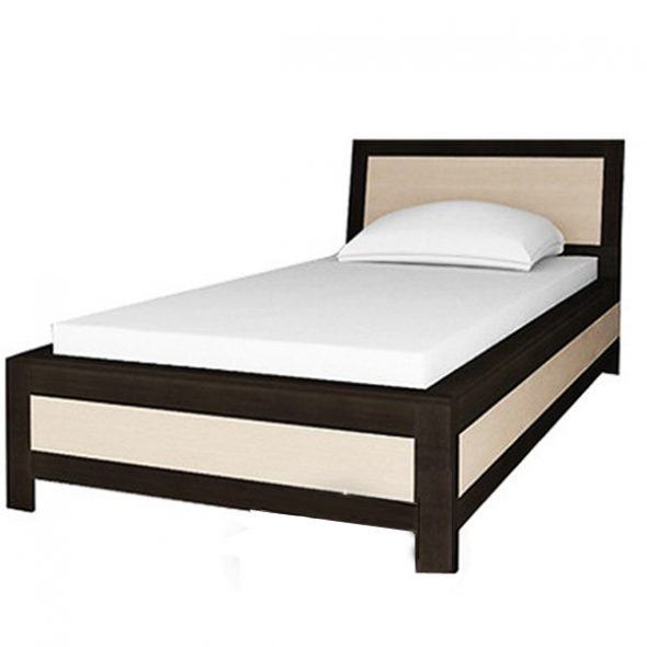 Single chipboard bed