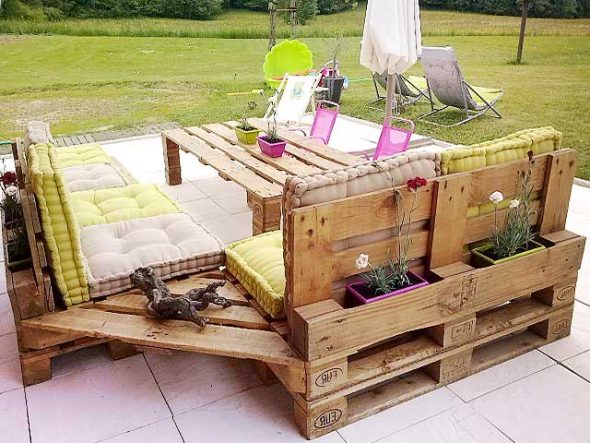Furniture set of pallets do it yourself