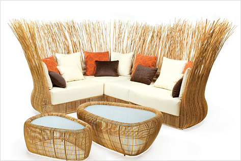 Wicker furniture with their own hands-design