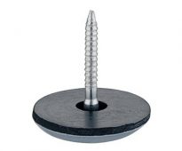Furniture foot round for driving in 25 mm