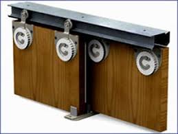 Isang halimbawa ng isang sliding door suspension system para sa cabinets