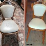 Restoration of a wooden frame of a chair