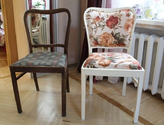 Restoration of old chairs-repair