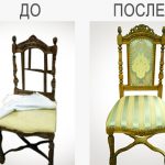 Restoration of the chairs by yourself