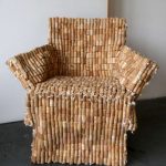 Wykonane krzesło z korka