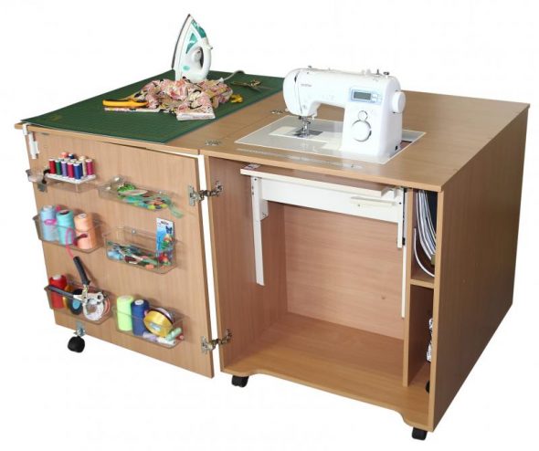 Do-it-yourself sewing table table