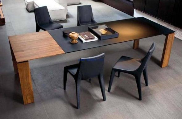 Transformační stůl pro obývací pokoj