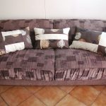 Textile cushions for sofa