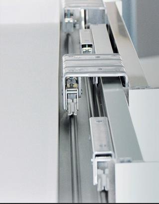 Górne kółka aluminiowego systemu zawieszenia