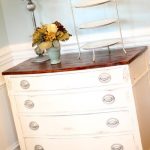 white antique chest of drawers