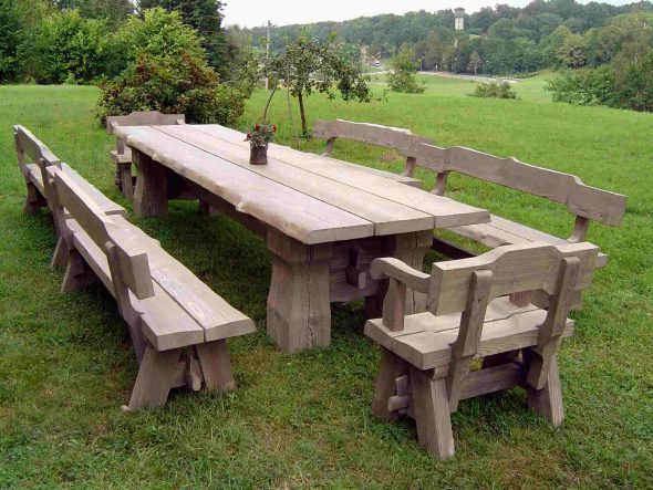 large table for a family holiday