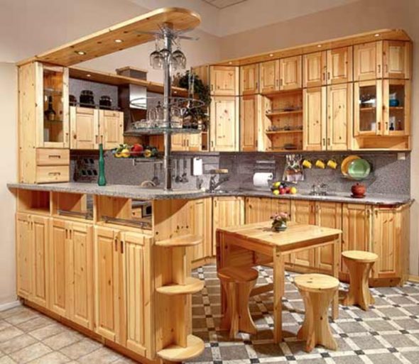 Дървена кухня