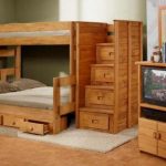 Wooden furniture in the nursery