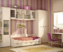 Dětský nábytek Sonata v interiéru místnosti pro dospívající dívky