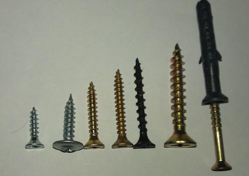 fitting screws