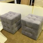 Making a soft square ottoman for the living room