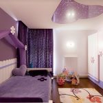 Gençler için renkli tasarımlı oda