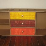 cardboard chest of drawers