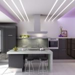Beautiful romantic lighting for the kitchen