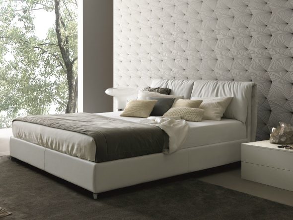 Beautiful soft bed with removable covers