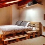 Легло от палети за тавански етаж