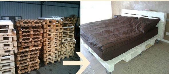 A bed of pallets is real