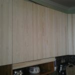 kitchen cabinet of furniture panels