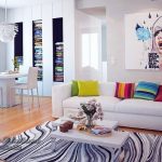 Soft home decor sa isang studio apartment