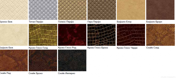 Unusual materials for furniture upholstery